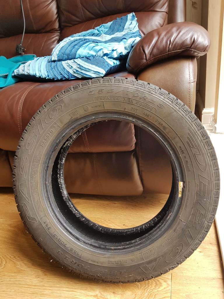 PASSIO Brand, 155 / 70 R 13 Tyre Very Good Condition - Just £5