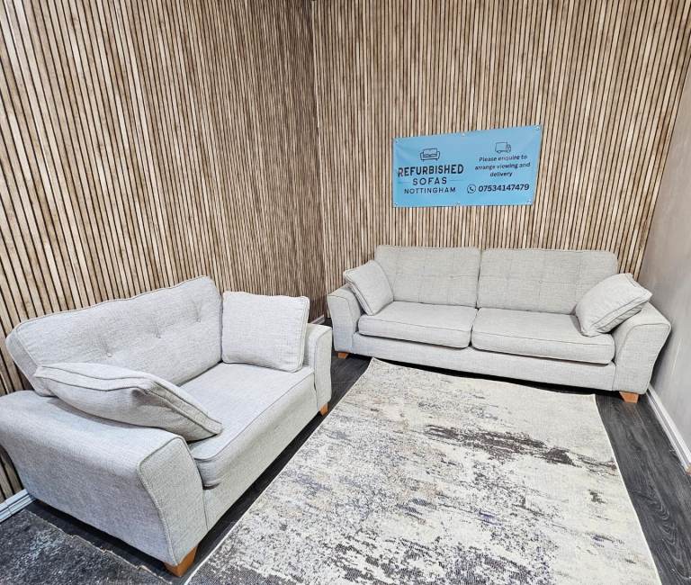 image for Dfs 3 seater plus cuddle chair greige 