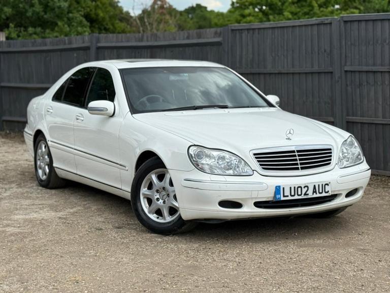 2002 Mercedes-Benz S Class S320 4dr Auto VERY LOW MILES + IMPORT + 1 OWNER + CLEAN CAR Saloon Pet...