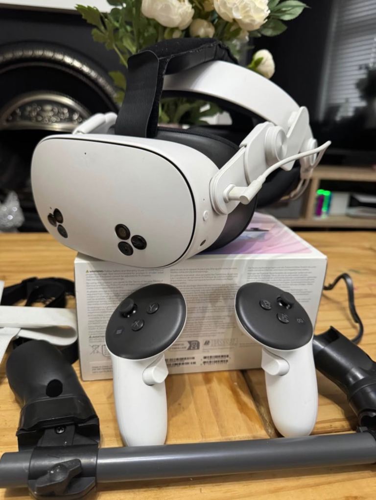 Meta Quest 2 VR Headset with Controllers & Accessories