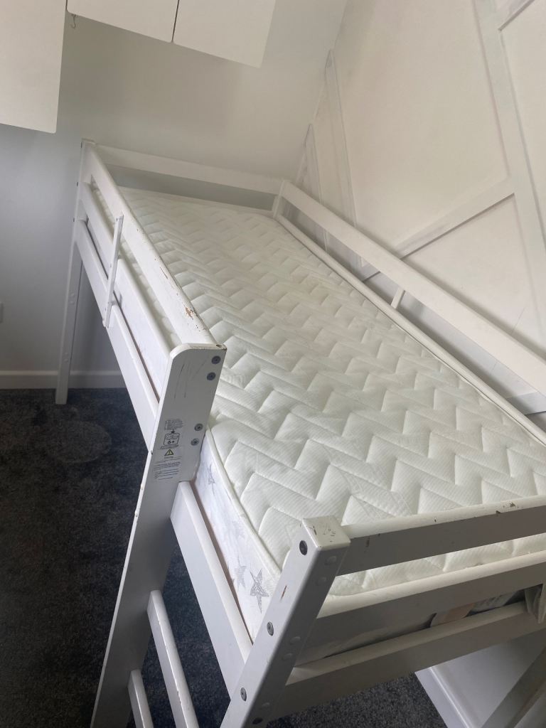 FREE Kids high bed and mattress 