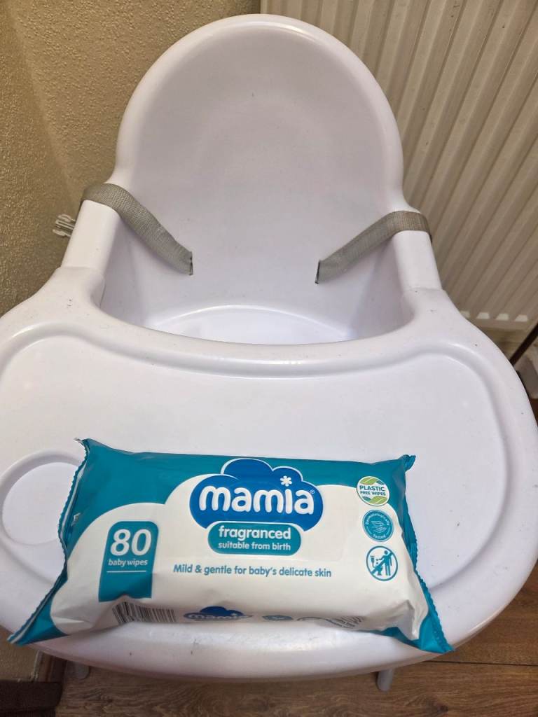 White high chair 