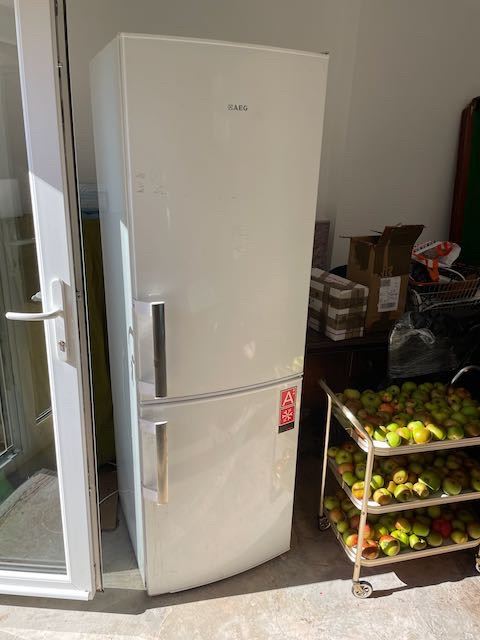 Tall freestanding AEG Fridge Freezer