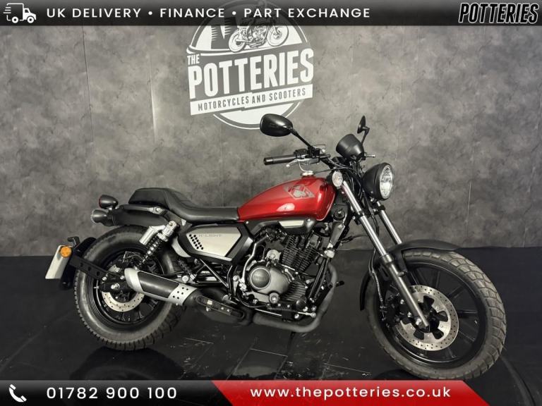 Keeway K Light 125 with 130 miles on the clock!