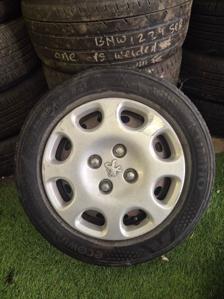 Peugeot 206 Steel wheel & Cover 175/65R14 + FAST UK 🇬🇧 DELIVERY!
