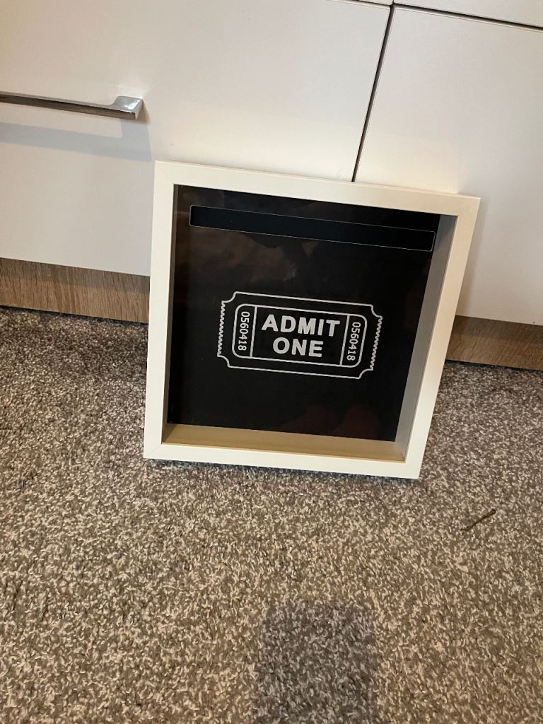 Admit One Shadow Box for Tickets