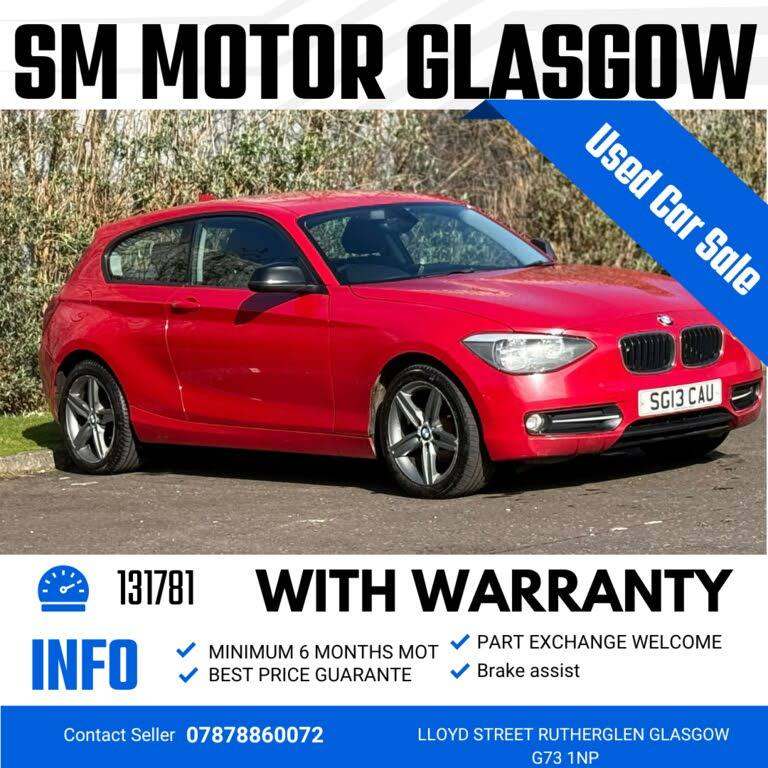 BMW, 1 SERIES, Hatchback, 2013, Manual, 1995 (cc), 3 doors