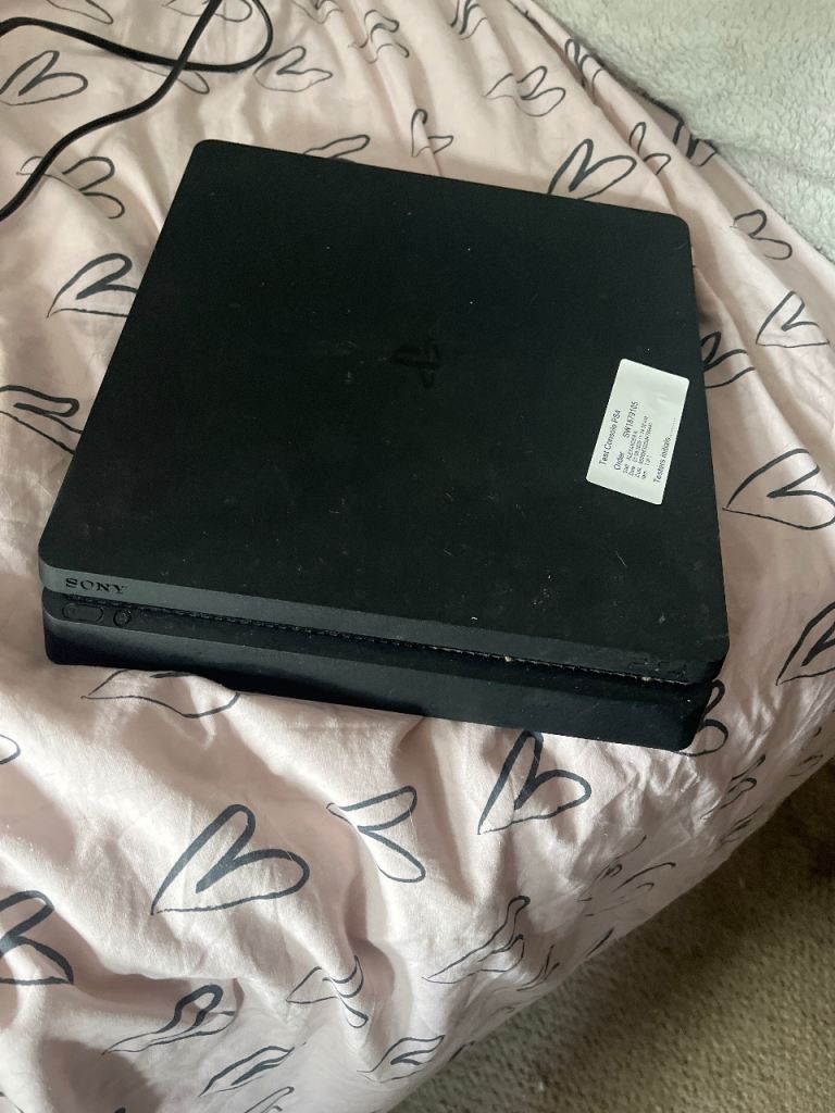 Sony PlayStation 4 Slim Console - Black, Good Condition