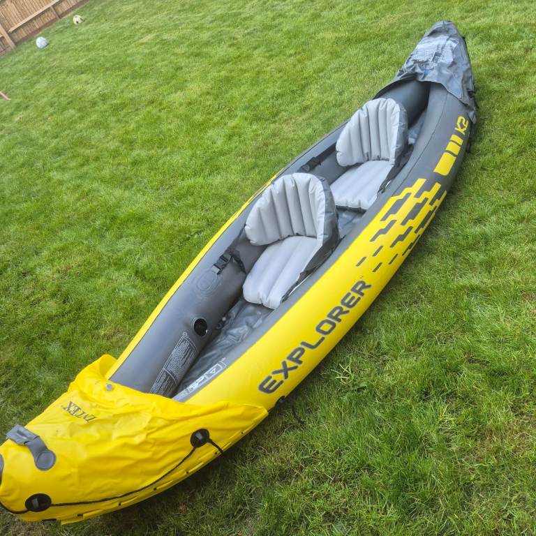 Intex Explorer K2 Inflatable Kayak – Pump and Paddles Included