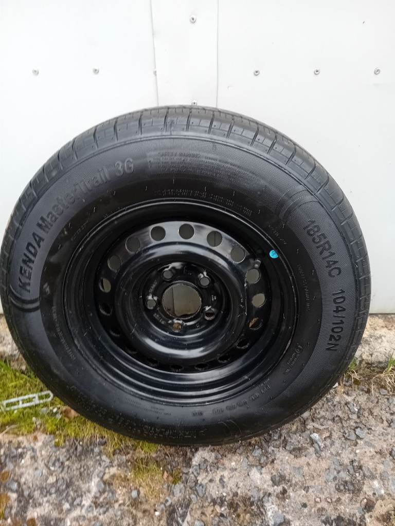 Caravan spare wheel 
