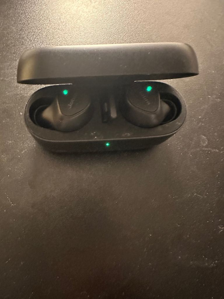 Jabra Evolve 2 Wireless Earbuds with Charging Case – Black, Good Condition