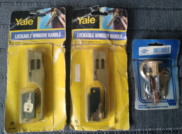 £5 each - Window and Door Lock sets, see description 