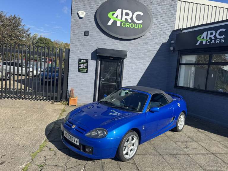 2003 MG MGF MGTF 135 Cool blue 2dr CONVERTIBLE PETROL Manual