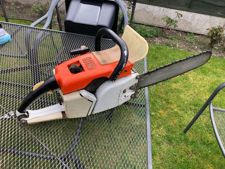 Stihl petrol chainsaw
