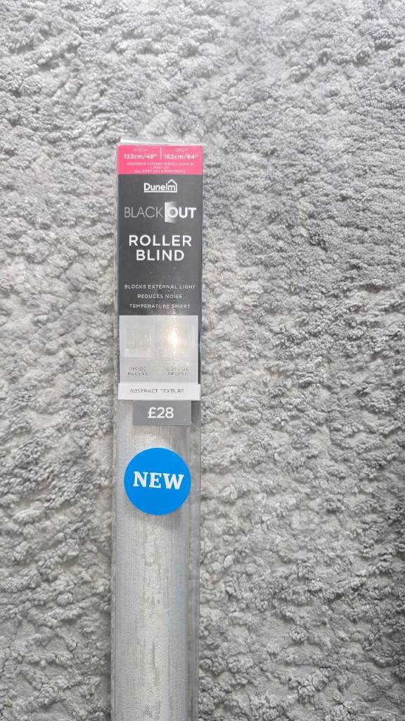 Blackout Roller Blind W-48" L-64"