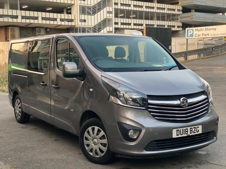 2018 Vauxhall Vivaro 1.6 CDTi 2900 BiTurbo ecoTEC Sportive Crew Van Double Cab 5dr Diesel Manual ...