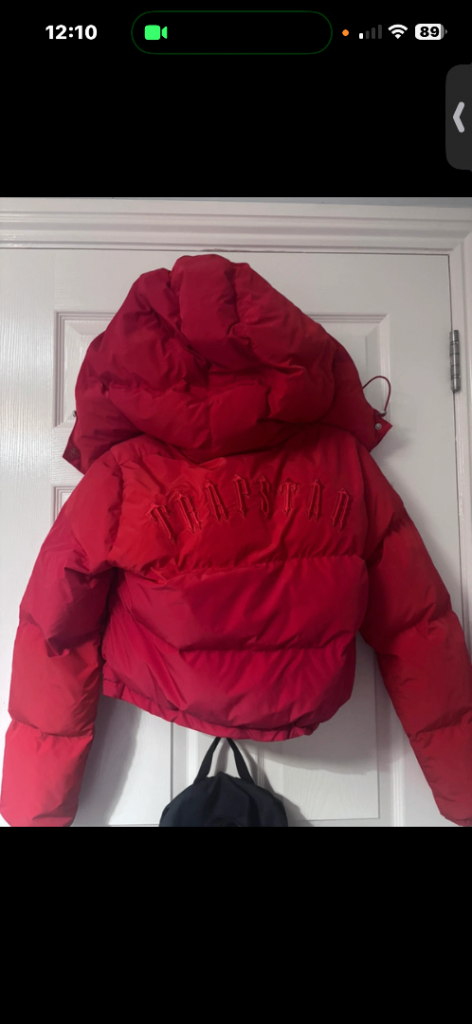 red trapstar coat