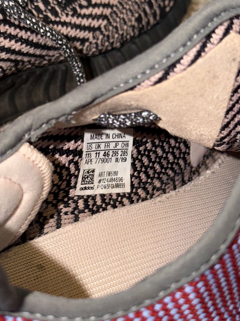 Yeezys adidas uk 11  6 PAIRS JOB LOT