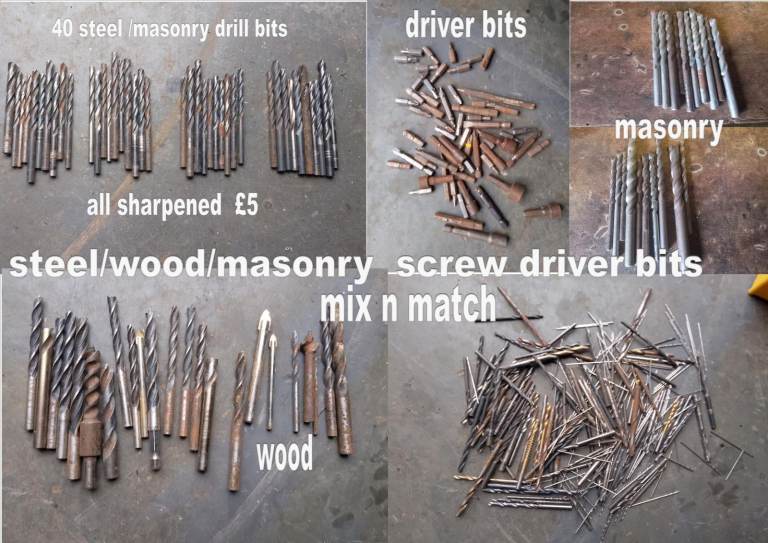 drill bits mix n match 40 for a £5