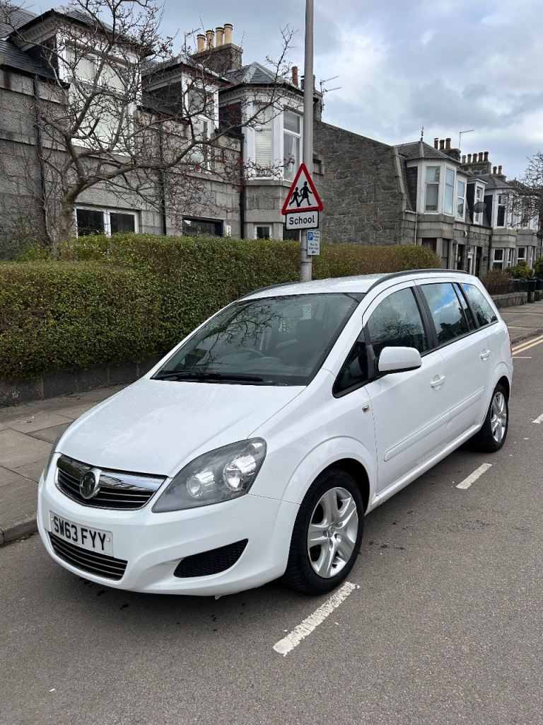 Vauxhall, ZAFIRA, MPV, 2013, Manual, 1598 (cc), 5 doors