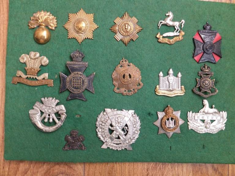joblot of 15 old military Army badges suit collectors OF Militaria view all 3 images signs
