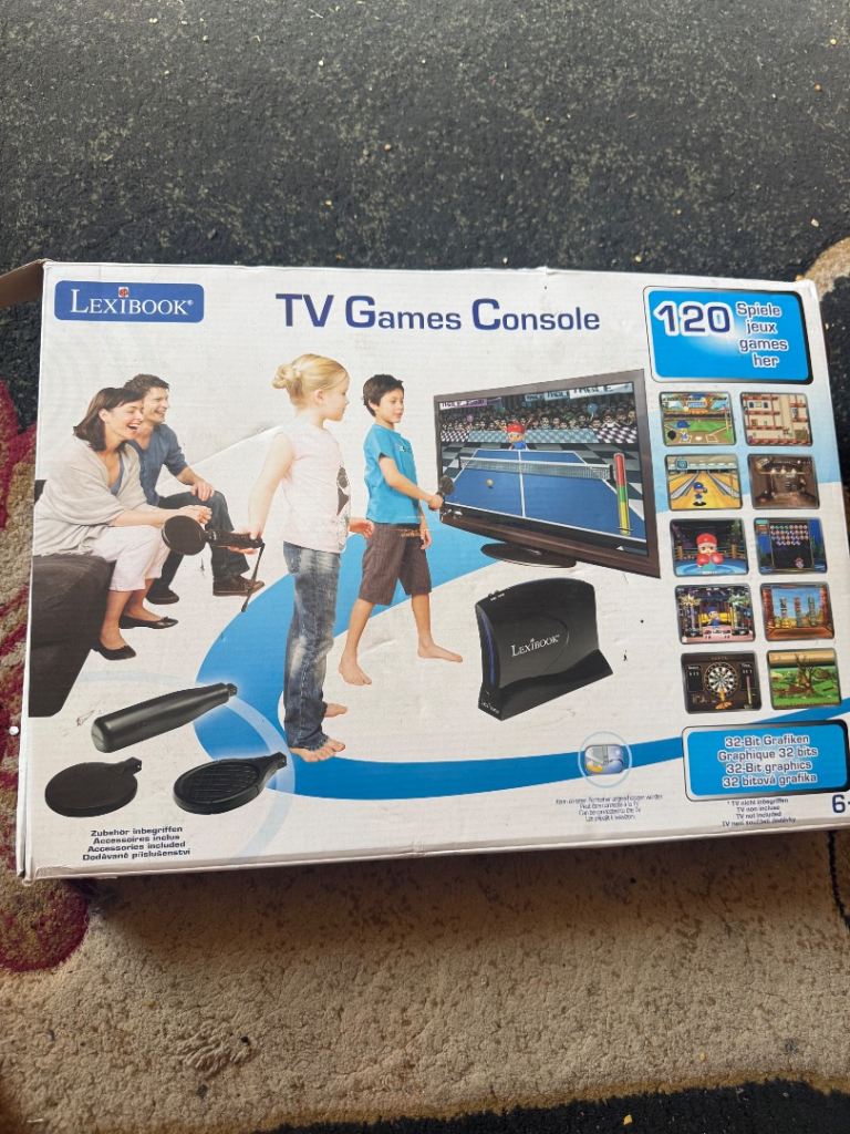 Lexibook TV Games Console with 120 Games – Good Condition