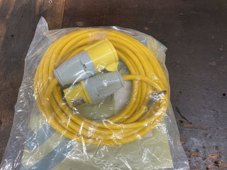 image for Brand new 10m 110 volt extension leads