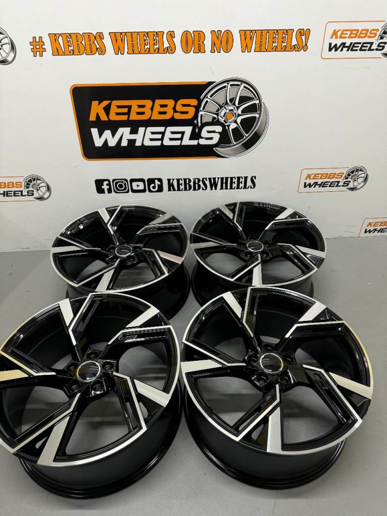 18" AUDI 2020 RS6 STYLE ALLOY WHEELS A3 A4 A5 A6 A7 A8 S3 S4 S5 S6 Q3 Q5 VW GOLF MK5 MK6 MK7