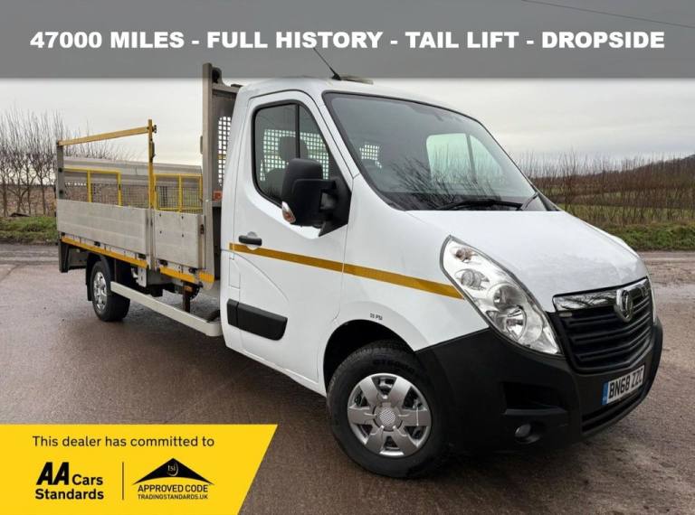 2018 68 VAUXHALL MOVANO 2.3 CDTI 3500 BITURBO 4 METER DROPSIDE  2DR DIESEL MANUA