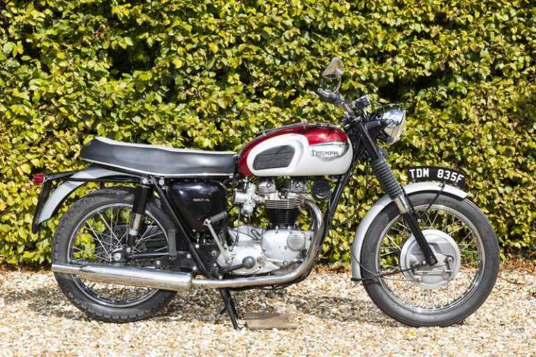1968 Triumph T120 BONNEVILLE PETROL Manual