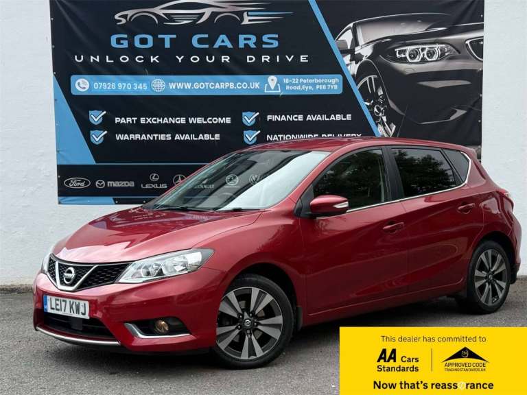 2017 Nissan Pulsar 1.2 DiG-T N-Connecta 5dr Xtronic HATCHBACK PETROL Automatic