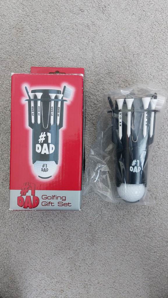 Number 1 Dad Golfing Gift Set