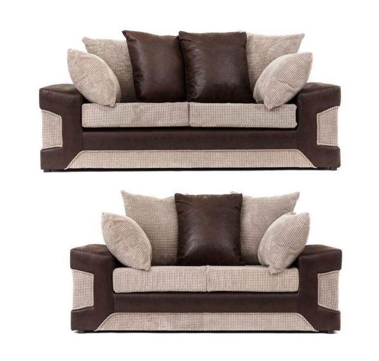 Dino L Shape Sofa 2+3 Seater With Stool Whatsapp me 