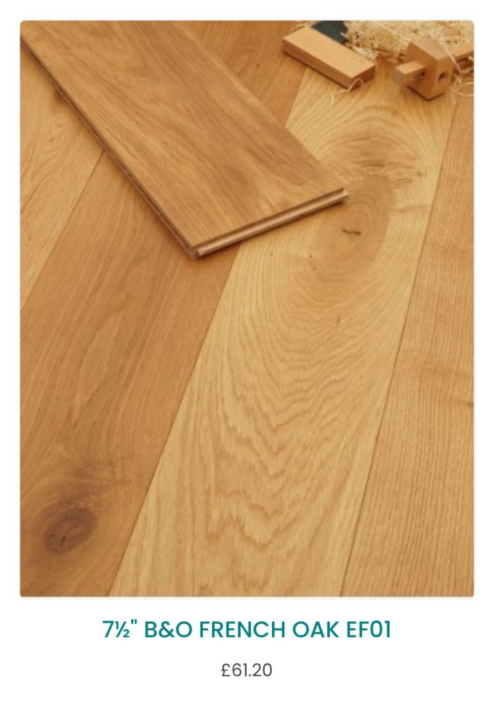 Oak flooring (brand new - unopened)
