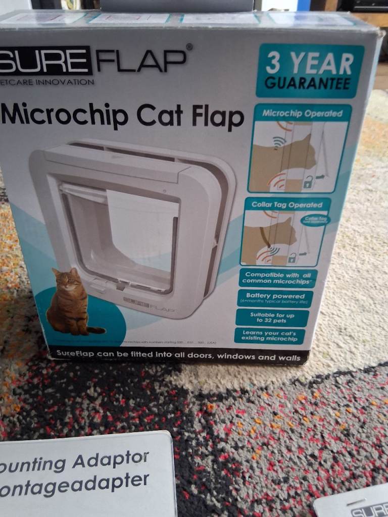 Cat flap microchip 