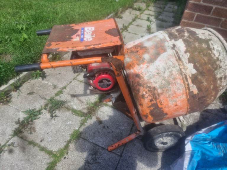 petrol cement mixer