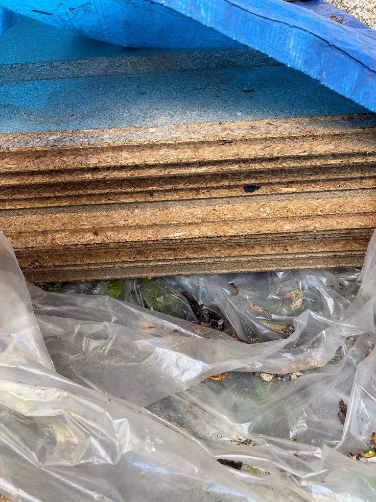 Caber Flooring Boards - Used, Fair Condition for DIY Projects