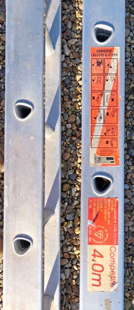 4 meter double ladder