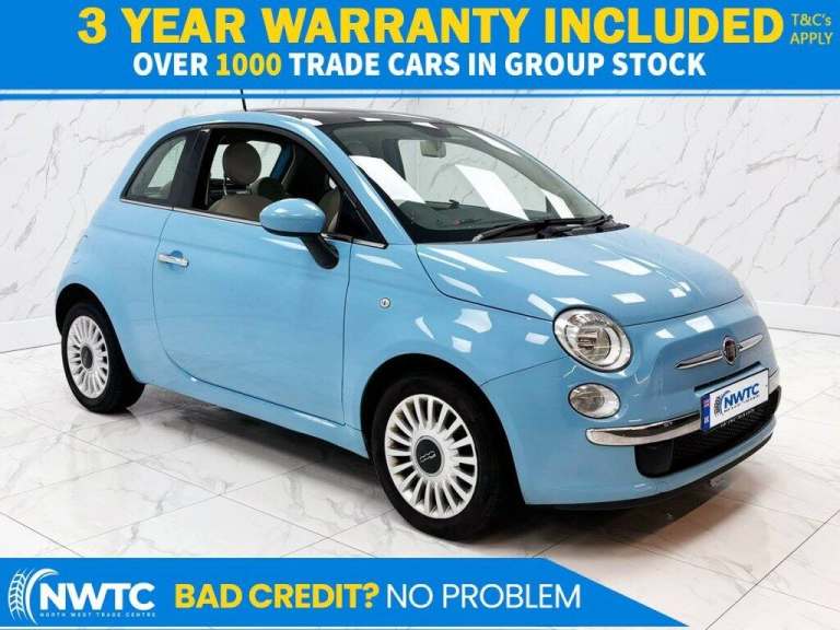 2014 Fiat 500 1.2 Lounge Hatchback 3dr Petrol Manual Euro 6 (s/s) (69 bhp) Hatchback Petrol Manual
