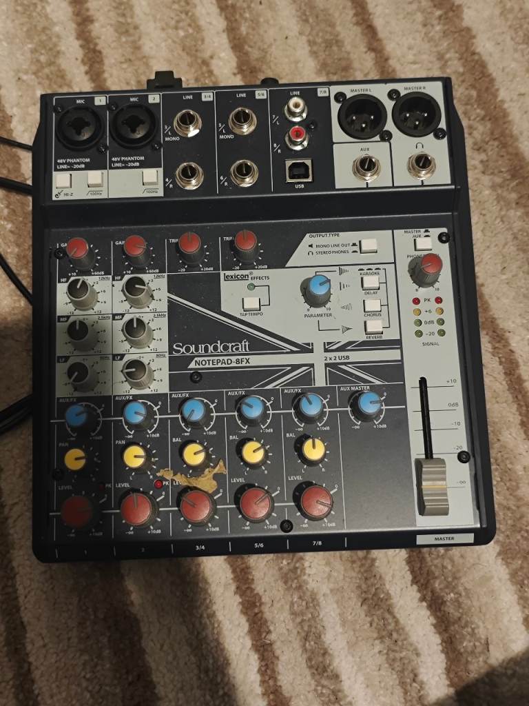 Soundcraft Notepad 8fx