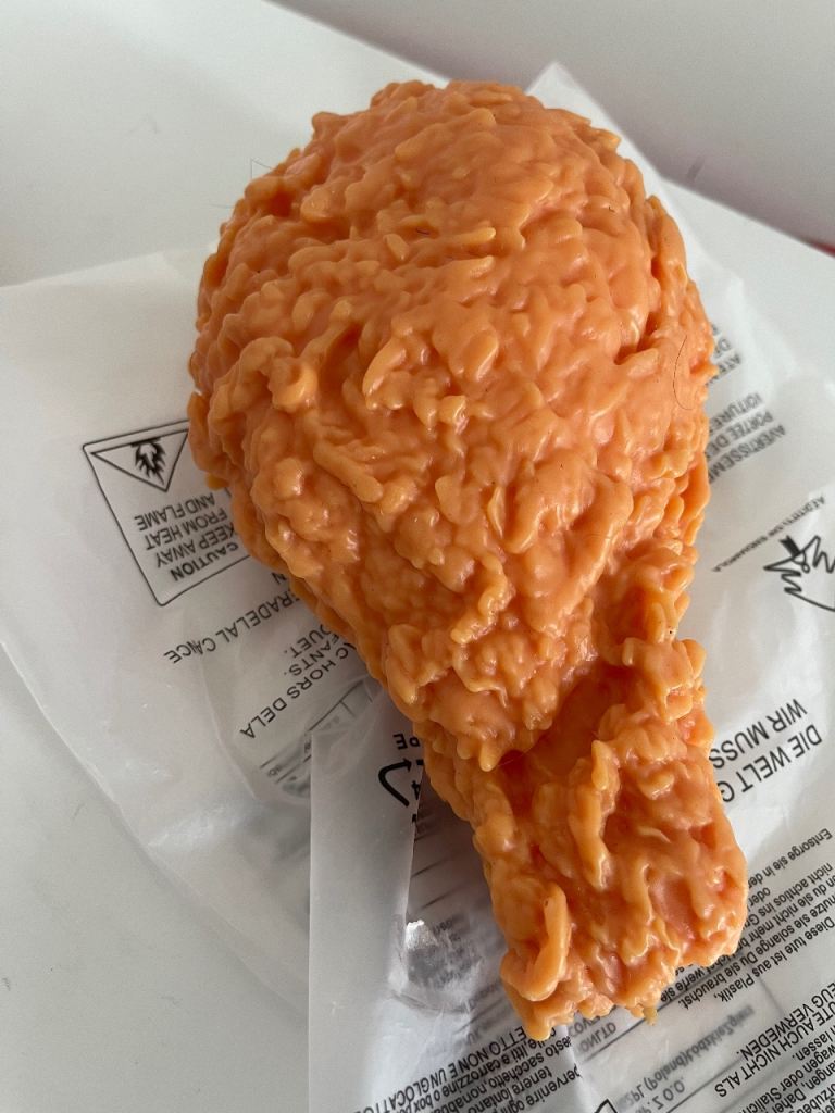 Novelty Fried Chicken Leg Toy / Prop - Brand New