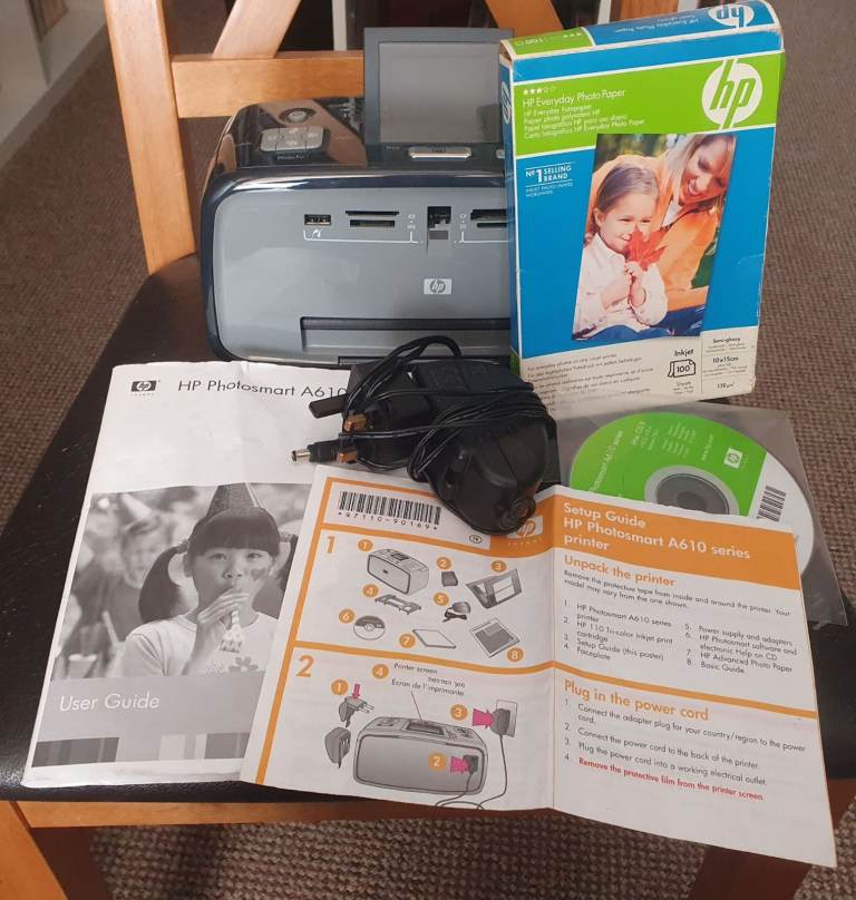 FREE: HP Photosmart A610 Series Printer – Good Condition