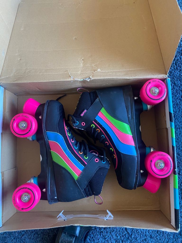 Rio Roller Roller Boots/Roller Skates (size 5 - like new)
