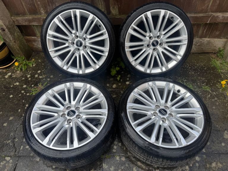 Genuine Audi S4 A4 S Line 19” Alloy Wheels Set of 4 With Tyres