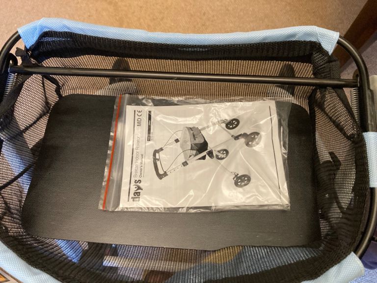 Breeze Indoor Rollator – with tray and storage bag - hardly used /clean /good as new