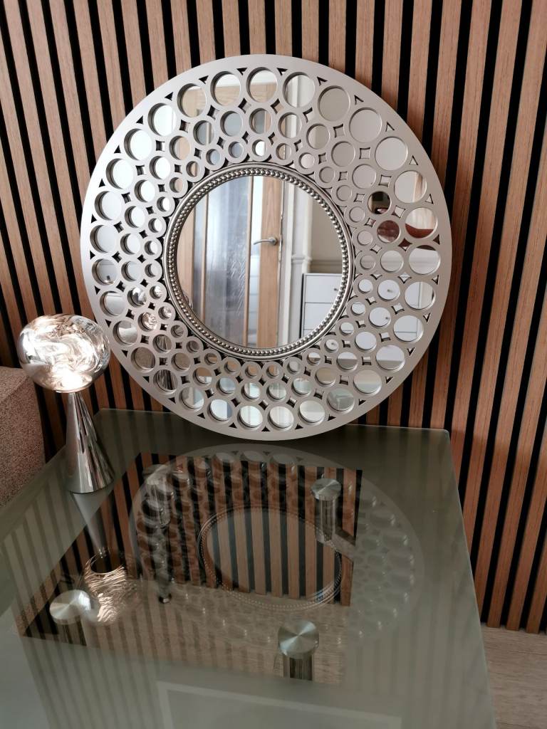 Round Decorative Wall Mirror 63cm Diameter