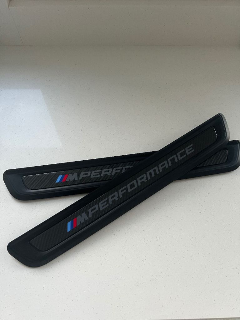 BMW genuine M performance carbon door sills 
