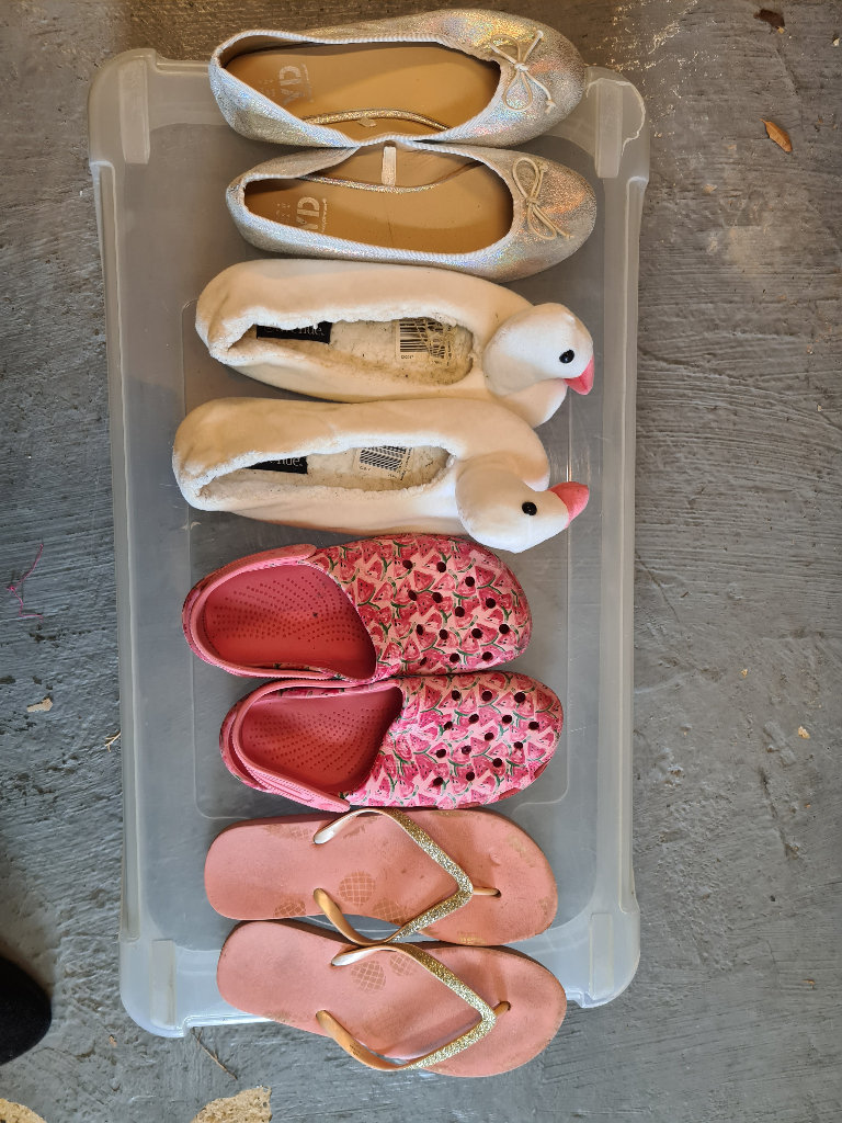 REDUCED! Girls shoes, slippers, sandles 50 pence each