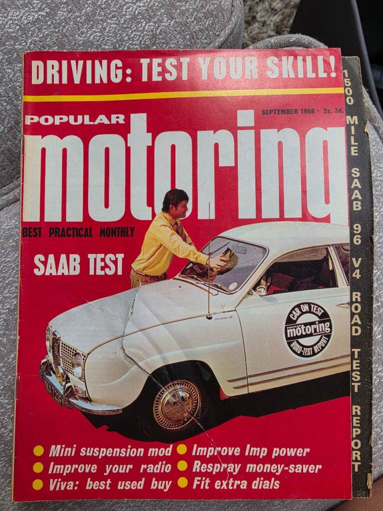 Popular Motoring Magazine September 1964 - SAAB Test