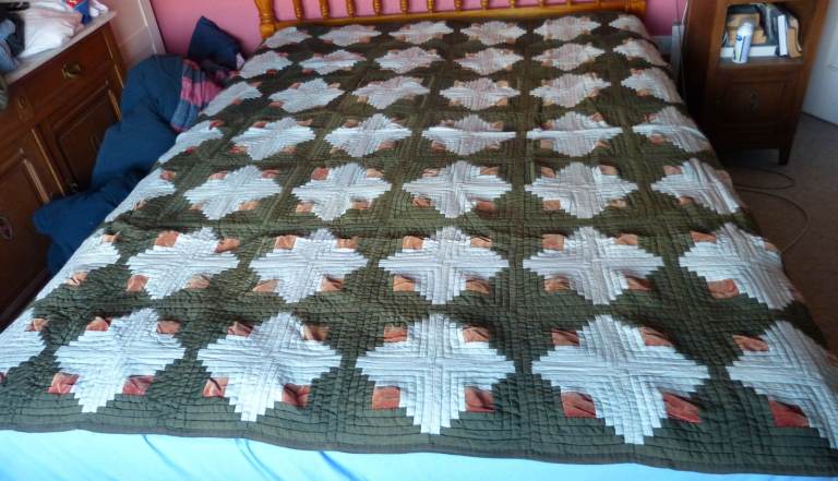 image for Handmade Quilted Patchwork Bedspread Throw